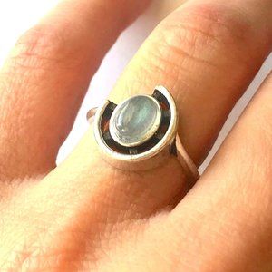 Labradorite Ring; Size 7, Unique Stone Ring, Boho Jewelry for Women